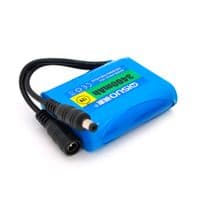 Аккумуляторная батарея литиевая QiSuo 12V 3.4A с элементами Li-ion LG 18650, DC5.5x2.1, (56x20x70mm)