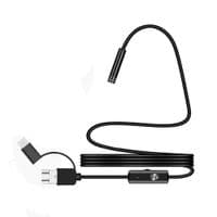 3 in 1 TYPE-C / MicroUSB / PC HD эндоскоп, мягкий провод, 2м