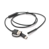 3 in 1 TYPE-C / MicroUSB / PC HD эндоскоп, мягкий провод, 1м