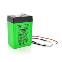 Аккумуляторная батарея литиевая QSuo 6V 8A с элементами Li-ion 18650 (70X46X100) + зарядное устройство 8,4V 1A + крокодилы