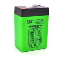 Аккумуляторная батарея литиевая QSuo 6V 10A с элементами Li-ion 18650 (70X46X100) + зарядное устройство 8,4V 1A + крокодилы