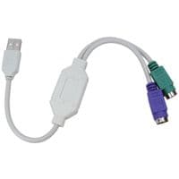 Переходник USB AM / 2*PS2, OEM Q25