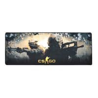 Килимок 300*800 тканинний CS Two Fighter з боковою прошивкою, товщина 3 мм, колір Black / Red, Пакет