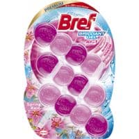 Туалетний блок Bref Блискучий гель Весняний дощ 42 г х 3 шт. (9000101509069)