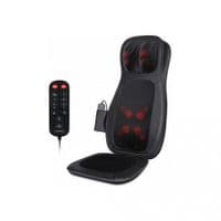 УЦЕНКА! Массажная накидка на кресло Naipo Neck and Back з підігрівом і вібрацією MGBK-C2030 (Black)