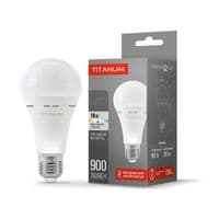 Лампочка TITANUM LED акумуляторна A68 10W E27 4000K 220V (TL-EMA68-10274)