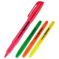 Маркер Axent набір Highlighter 2-4 мм клиноподібний з 4-х кольорів (D2503-40)