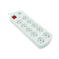 Сетевой фильтр питания PowerPlant 5м, 10 розеток, USB, евро, 100% медь (YS-N6065/5) (EX610556)