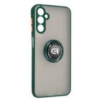 Чохол Armorstandart Frosted Matte Ring Samsung A14 4G / A14 5G Dark Green (ARM68351)