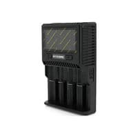 Зарядное устройство универсальное Nitecore SC4, 4 канала, LCD дисплей, поддерживает Li-ion, Ni-MH и Ni-Cd AA (R6), ААA (R03), AAAA, С (R14), 3A