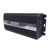 Інвертор напруги Voltronic з правильною синусоїдою, 2000W, 12/220V-1000W, 1 універсальна розетка, LED Display