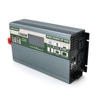 Інвертор напруги Demuda DMDPSW-1500W, 12V / 220V, 1500W з правильною синусоїдою, 2 універсальні розетки, 2 USB, Rj 45, клемні дроти, Q6