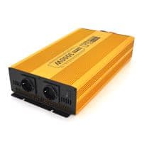 Инвертор напряжения Mexxsun MXSPSW-3000, 12V / 220V, 3000W с правильной синусоидой, 2 Shuko, клемные провода, Q2