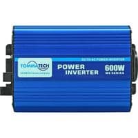 Инвертор напряжения Tommatech MS-600, 24V / 220V, 600W с аппроксимированной синусоидой, 1Shuko, USB, клеммные провода, АЗУ+ зажимы, Q15
