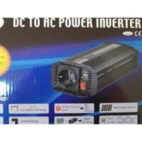 Інвертор напруги Carspa-600-122 (600Вт), 12/220V, approximated, 1Shuko, USB, клеми, Box Q15