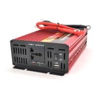 Инвертор напряжения UKC 2500ВА(1250Вт), 12 / 220V approximated, 1 универсальная розетка