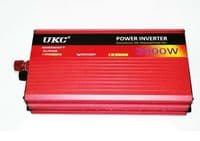 Инвертор напряжения UKC 3000ВА(1500Вт), 12 / 220V approximated, 2 универсальные розетки