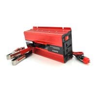 Инвертор напряжения UKC+LCD, 1000ВА(600Вт), 12 / 220V, approximated, 1 универсальная розетка, клемы + крокодилы