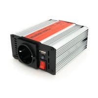 Инвертор напряжения RITAR RSX-300, 12V / 220V, 300W с аппроксимированной синусоидой, 1xShuko, 1xUSB, клеммные провода, BOX, Q20