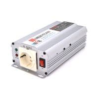 Инвертор напряжения Mervesan MSI-60024, 24V / 220V, 600W с модифицированной синусоидой, 1 Shuko, зажимы
