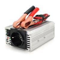 Инвертор напряжения POWERMASTER, 24V / 220V, 350W с модифицированной синусоидой, 1 Shuko, клеммы