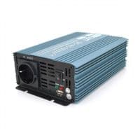 Інвертор напруги Mexxsun MXS-1000, 24V / 220V, 1000W з модифікованою синусоїдою, 1 Shuko, клемні дроти, Q4