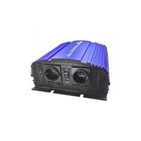 Инвертор напряжения Tommatech MS-1500, 12V / 220V, 1500W с аппроксимированной синусоидой, 2Shuko, USB, клеммные провода, 6 предохранителей, Q4