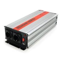 Инвертор напряжения RITAR RSX-2500, 12V / 220V, 2500W с аппроксимированной синусоидой, 2xShuko, 1xUSB, клеммные провода, BOX, Q4