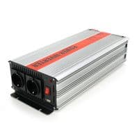 Инвертор напряжения RITAR RSX-3000, 12V / 220V, 3000W с аппроксимированной синусоидой, 2xShuko, 1xUSB, клеммные провода, BOX, Q4