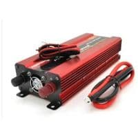 Инвертор напряжения NV-1500 (900Вт)+LCD, 12 / 220V, approximated, 1 универсальная розетка, клемы, Box