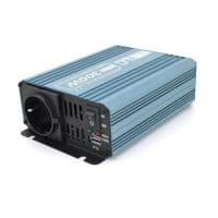Инвертор напряжения Mexxsun MXS-300, 12V / 220V, 300W с модифицированной синусоидой, 1 Shuko, клемные провода, Q12