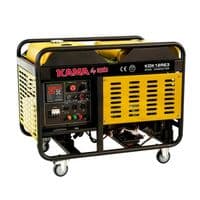 Генератор дизельный KDK12RE3, трехфазный 230 / 400V, 50Hz, 12KVA, объем 34л