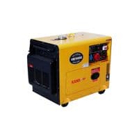 Генератор дизельный KDK7500SC, 6.9KVA, однофазный 230V, объем 14,5л