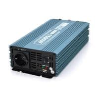 Инвертор напряжения Mexxsun MXS-1500, 12V / 220V, 1500W с модифицированной синусоидой, 2 Shuko, клемные провода, Q6