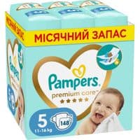 Підгузок Pampers Premium Care Розмір 5 (11-16 кг) 148 шт (8006540855973)