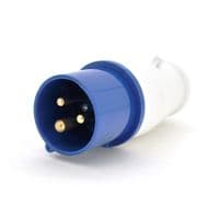 Вилка кабельна SF-013, 3 контакти, 2Р+E, 16А, 380V, IP44