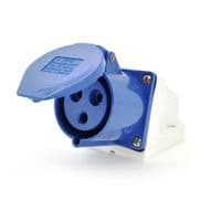 Розетка кабельна накладна SF-113, 3 контакти, 2Р+E, 16А, 380V, IP44