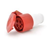 Розетка накладна SF-214, 4 полюси, 3Р+E, 16А, 380V, IP44