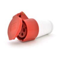 Розетка накладна SF-215, 5 полюсів, 3Р+N+E, 16А, 380V, IP44