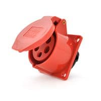 Розетка накладна пряма SF-315, 5 полюсів, 3Р+N+E, 16А, 380V, IP44