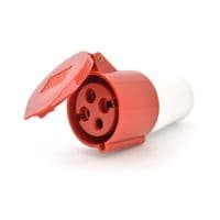 Розетка накладна SF-224, 4 полюси, 3Р+E, 32А, 380V, IP44