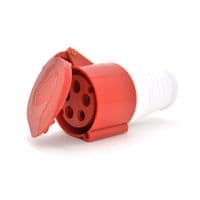 Розетка накладна SF-225, 5 полюсів, 3Р+N+E, 32А, 380V, IP44