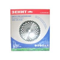 Нож для триммера Зенит диск 255х25.4 мм 40 ТВС зубцов (40540250)