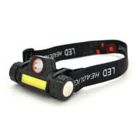 Налобний ліхтарик Voltronic YB-101,1 led 3W, 1 Led Cob, 2 режими, корпус-пластик, водостійкий, ip44, магніт, живлення АКБ вбудований, USB micro кабель,