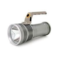 Ліхтар пошуковий GLH-3405, 1LED T6, 10W, 3 режими, 2*18650, Silver, IP40, МЗП, 150х65х95мм, BOX