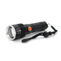 Ліхтар ручний Bailong BL-P512M-P50, 1LED Cree XHP50.2, 19W, 5 режими, ZOOM,18650/ААА/8800mah, Multicam, IP40, кабель USB-micro, 160х45х34мм, BOX