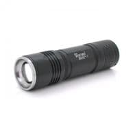 Ліхтар ручний Watton WT-313, 1LED Cree T6, 3W, 5 режимів, ZOOM, 18650/2800mah (перехідник 3*AAA), Black, IP44, МЗП, 120х33х33мм, BOX