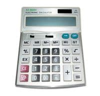 Калькулятор AX 9800V , 31 кнопка, серебристый, размеры 200х155х50, Box