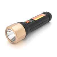 Ліхтарик ручний ZHONGYONG ZY-2021, Solar, LED 1W CreeXPE+COB, 2 режими+COB, microUSB, USB вихід, 175х50х32, IP40, OEM