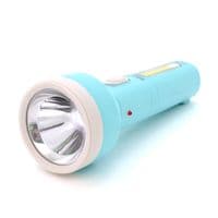 Ліхтарик ручний LATERNA ST-8653, 1W, 1Led+COB, 1+1 режим, вбудований акум, корпус пластик, 220V, IP40, 185х63х35, Blister